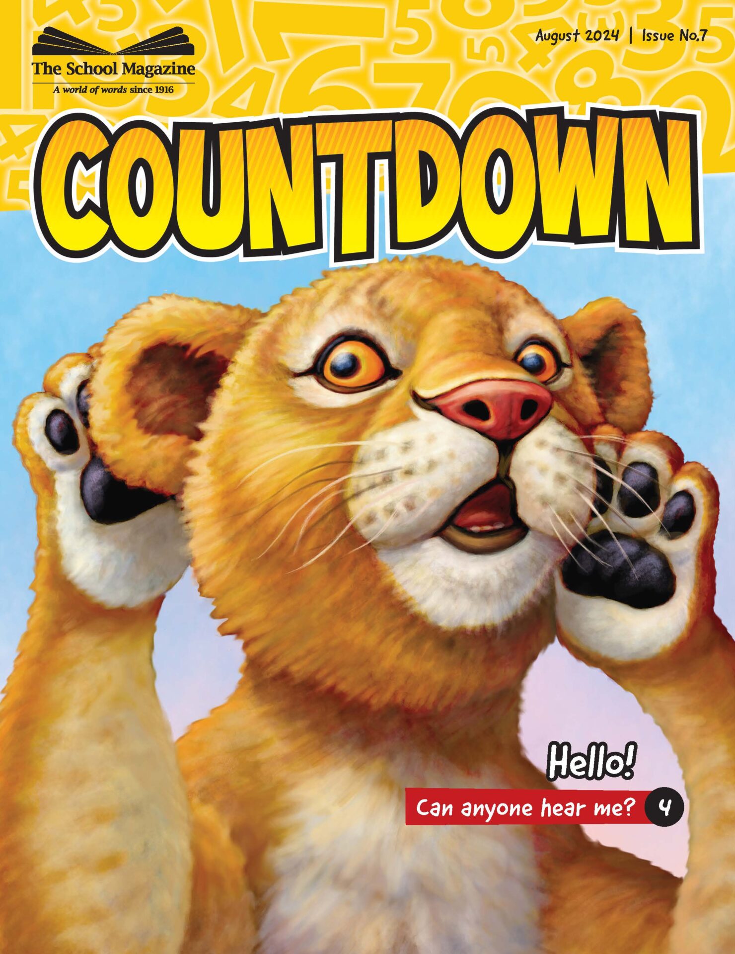 Countdown, August 2024 - a lion cub